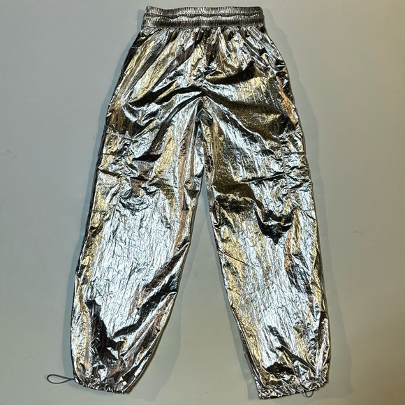 a new day Silver Metallic Jogger Pants XS - Picture 4 of 10
